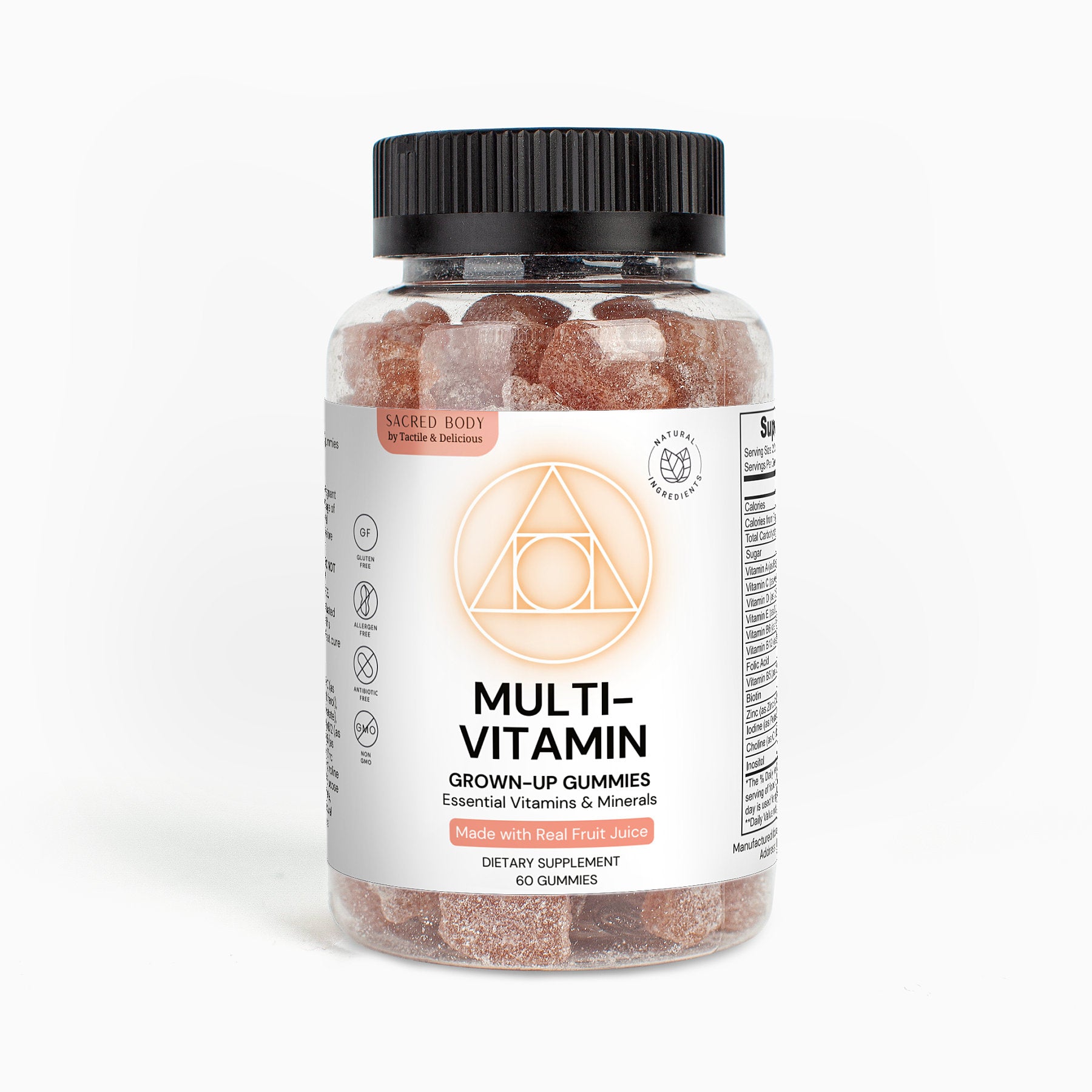 Sacred Body Multi Vit GrownUp Gummies